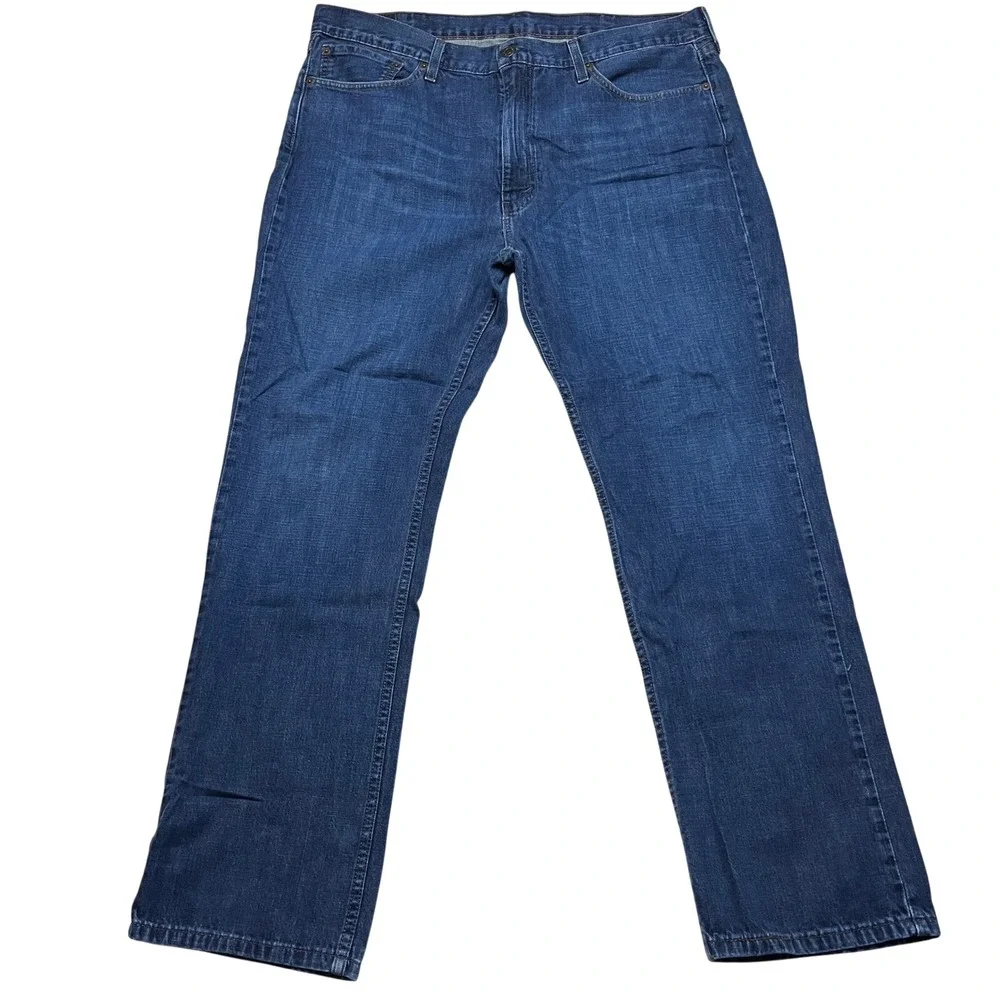 Levi's Jeans Mens W40 L32 Blue‎ 514 Straight Fit Denim Pants Casual 00514-0308